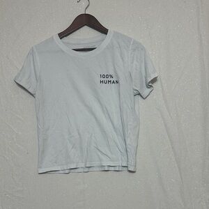 Everlane White 100% Human Crewneck Tee. Size small